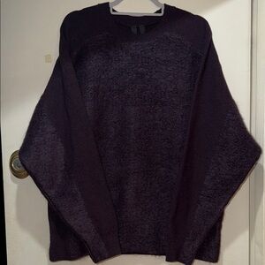 Y-3  x Adidas Deep Purple Crewneck Sweater